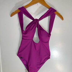 Zara Kids One-Piece Swimsuit in Vibrant Magenta